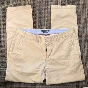 Men’s Tommy Hilfiger Custom Fit TH Flex Pants 33x30 Beige